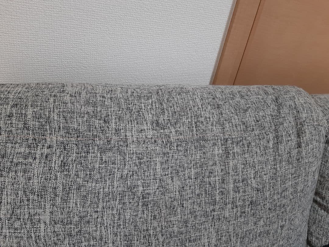 大塚家具 ソファ　 グレー ファブリック 2人掛け