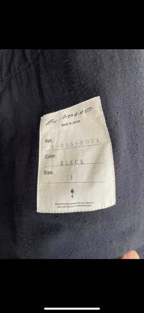 ジャケット・アウター BLACKBIRD toile shirt black 1