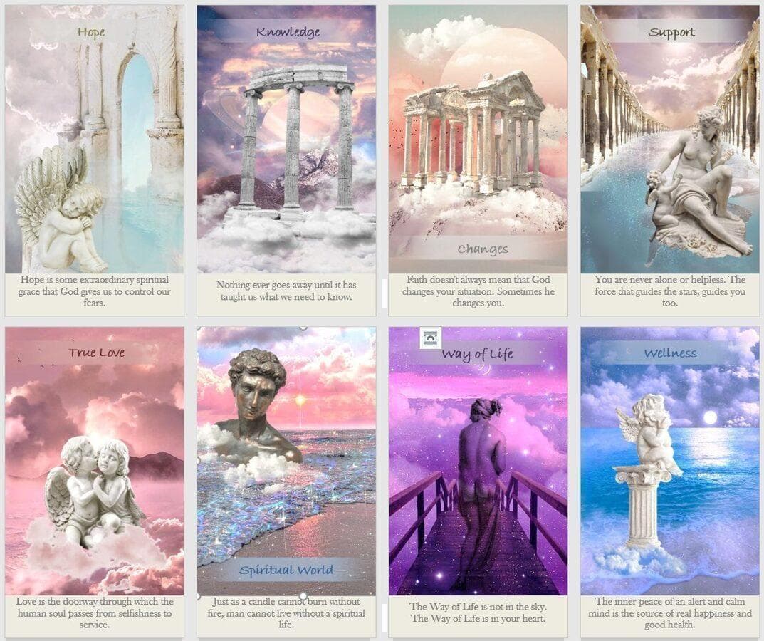 【正規品オラクルカード】美麗✨神々の神秘的な世界✨スピリチュアルヒーリングデッキ