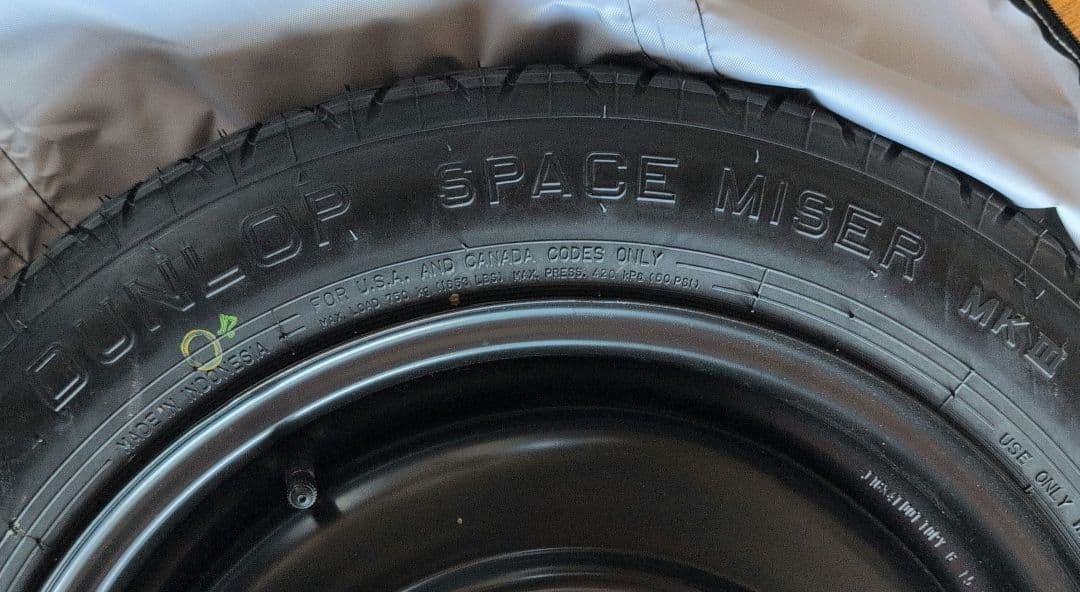 マツダ CX-3 テンパータイヤ T125/90D16 20年16週 おまけ付