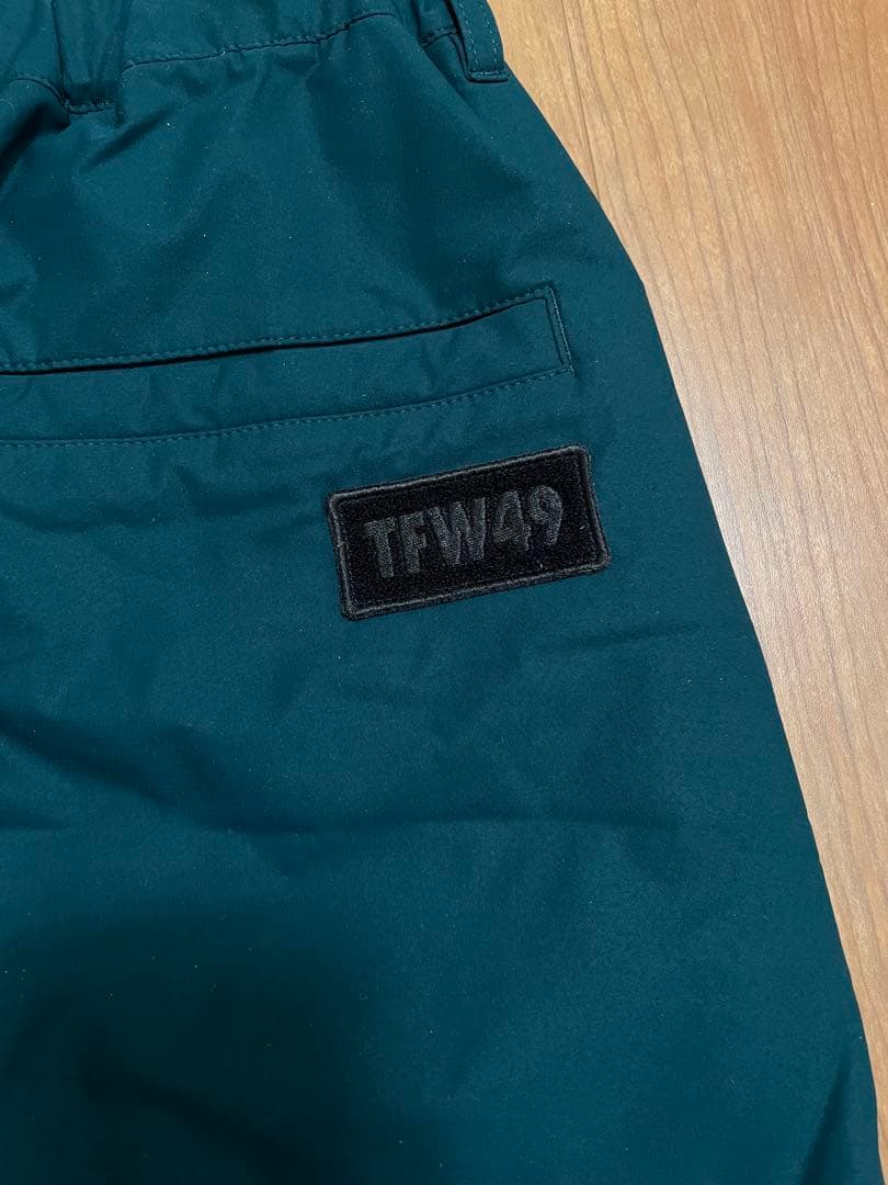 定価3.9万　TFW49 VW PANTS グリーン　S ゴルフ　防寒　フリース