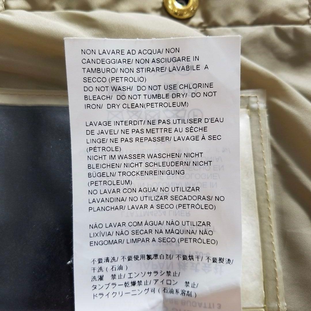 TATRAS✨インナーダウンベスト モスグリーン カーキ Vネック 金ボタン