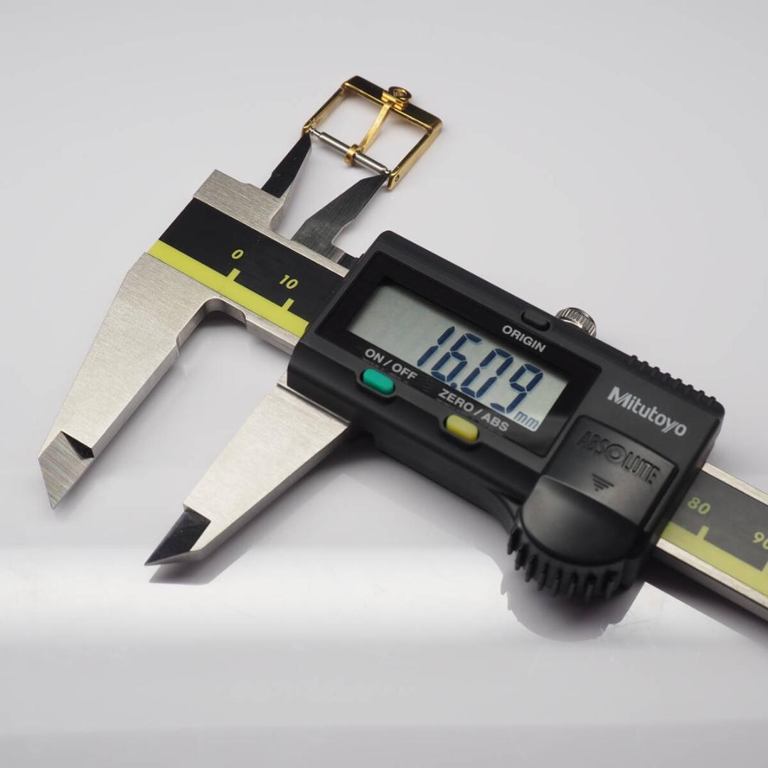 ◆オメガ◆約１６ｍｍ幅◆尾錠◆純正◆ヴィンテージ◆金色◆F-S