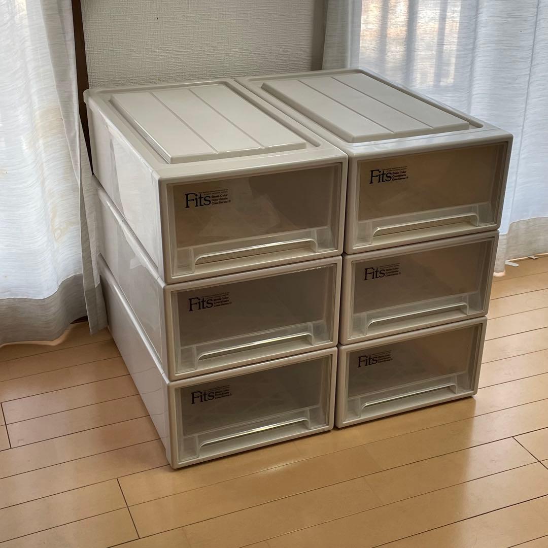 フィッツケース6個セット★53-30S（幅30×奥行53×高さ18cm）