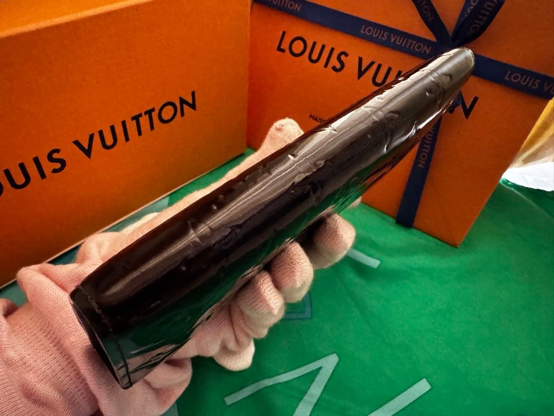 ルイヴィトン モノグラム 長財布 ヴェルニ アマラント 美品