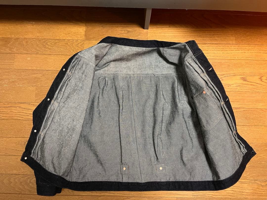 真っ紺　デニムジャケット 1st type