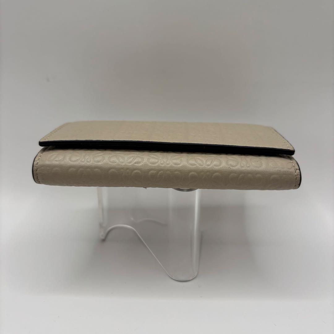 LOEWE キーケース　6連　リピートアナグラム　ライトオーツ　ベージュ