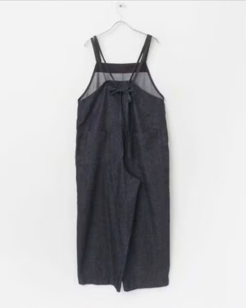 【美品】 kagure かぐれ　デニムイージーサロペット　インディゴ　フリー