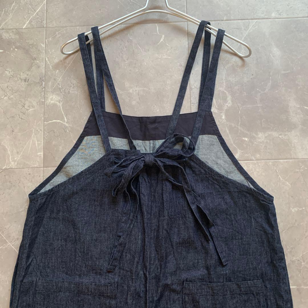 【美品】 kagure かぐれ　デニムイージーサロペット　インディゴ　フリー