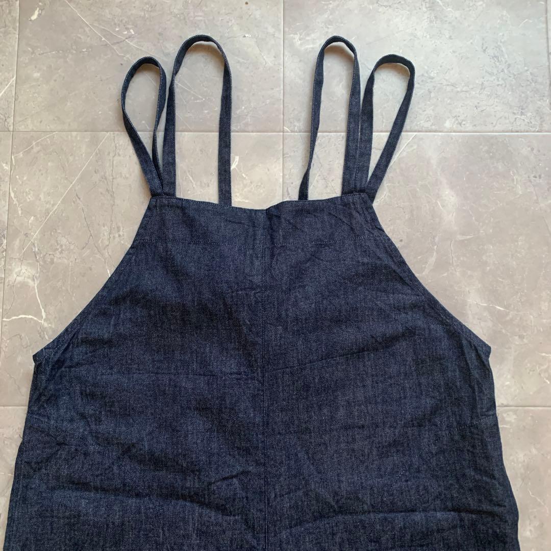 【美品】 kagure かぐれ　デニムイージーサロペット　インディゴ　フリー