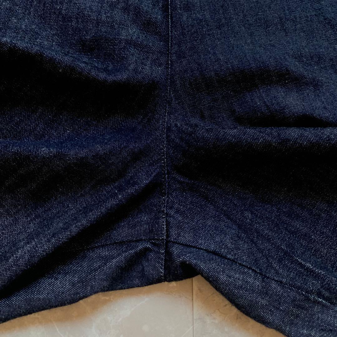 【美品】 kagure かぐれ　デニムイージーサロペット　インディゴ　フリー