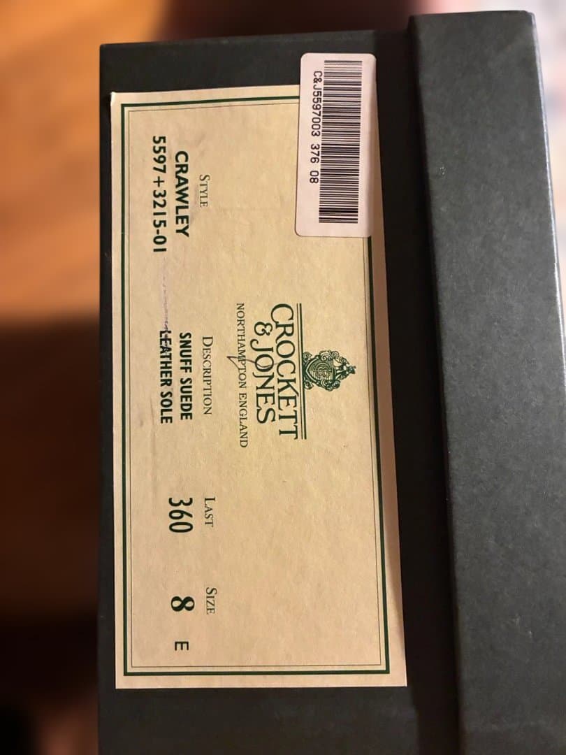 クロケット&ジョーンズ　スエードシューズ