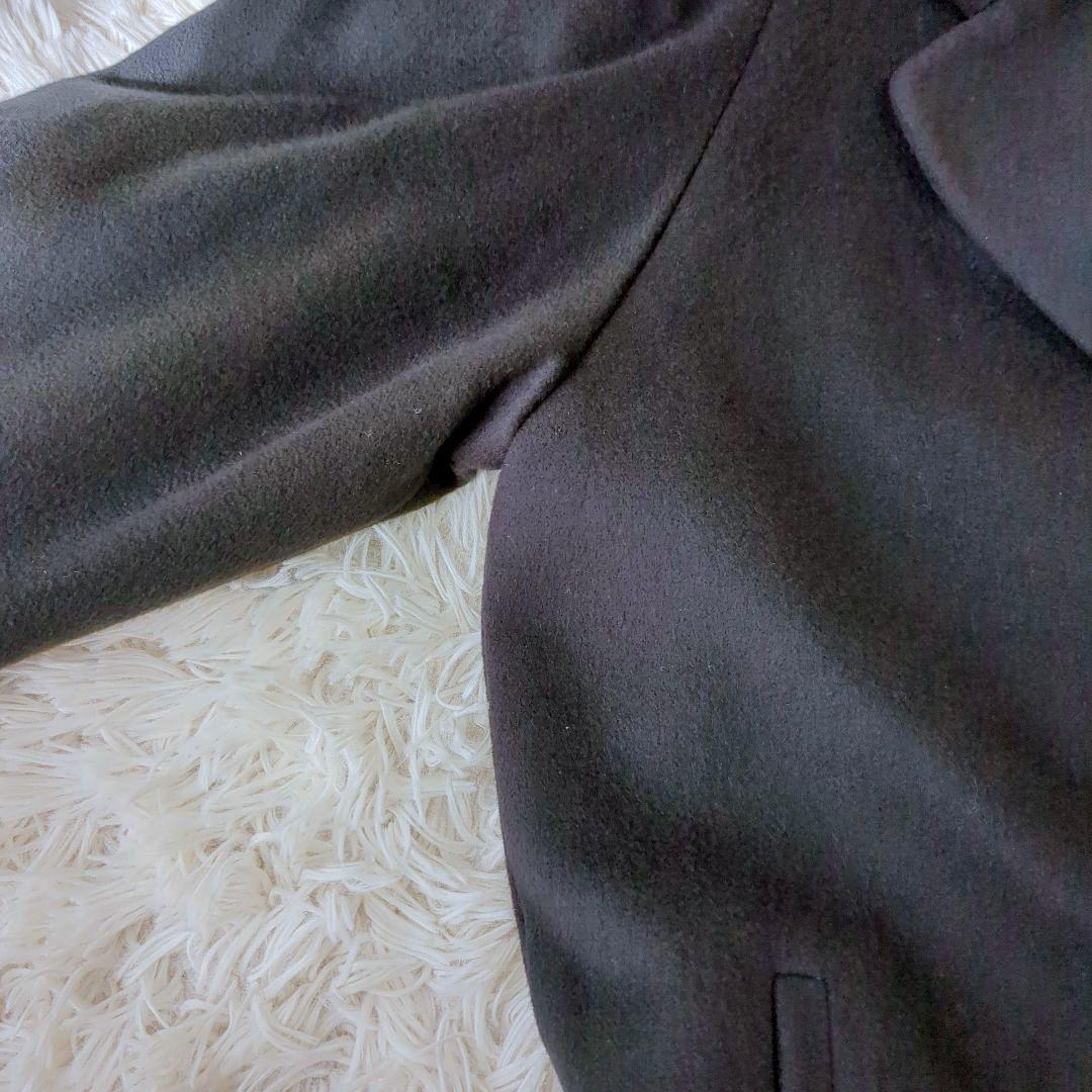 美品 BELTA BUONO カシミヤ ロング チェスターコート ブラック M