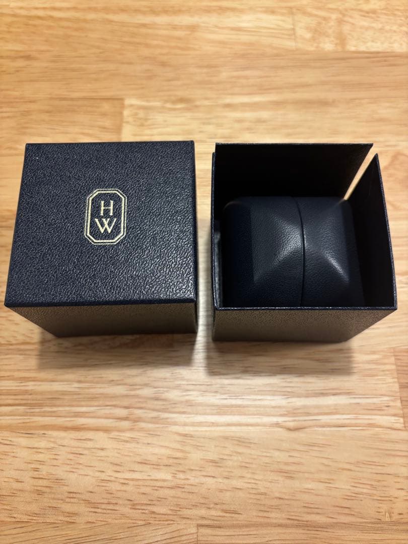 HARRY WINSTON レザーケース ネイビー