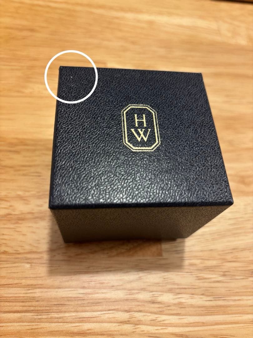 HARRY WINSTON レザーケース ネイビー