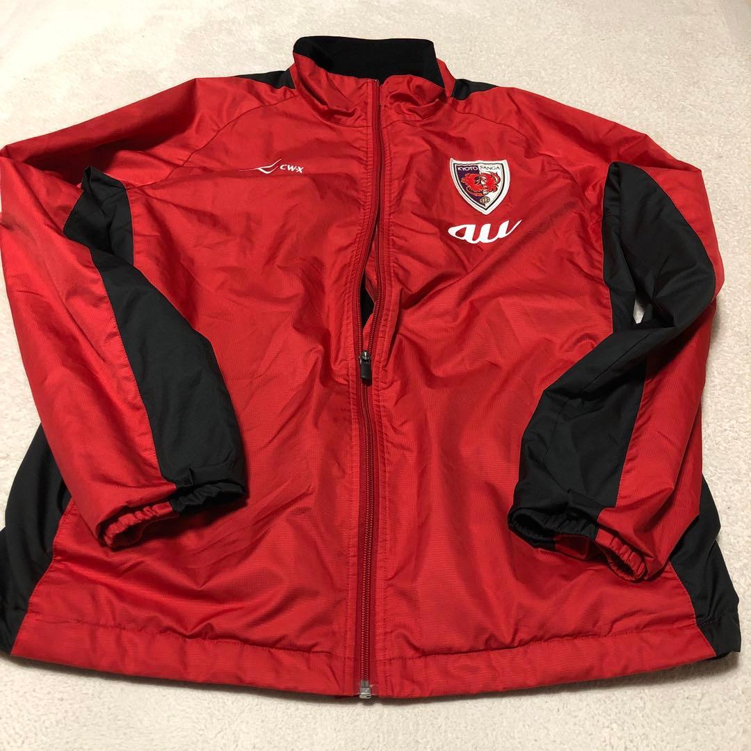 美品　京都サンガ CW-X ピステ・ウィンドブレーカー L 赤/黒