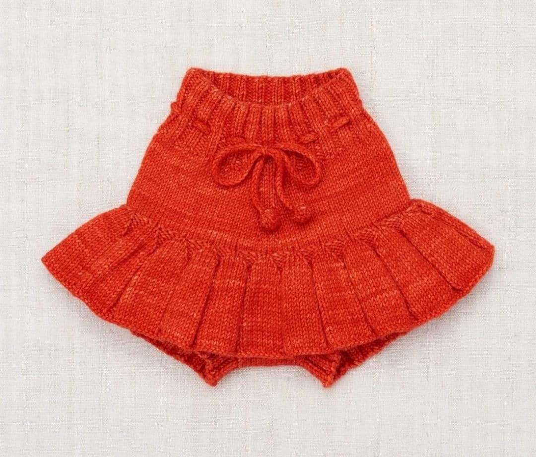 新品 5y Misha & Puff SkatingPondSkirtRed