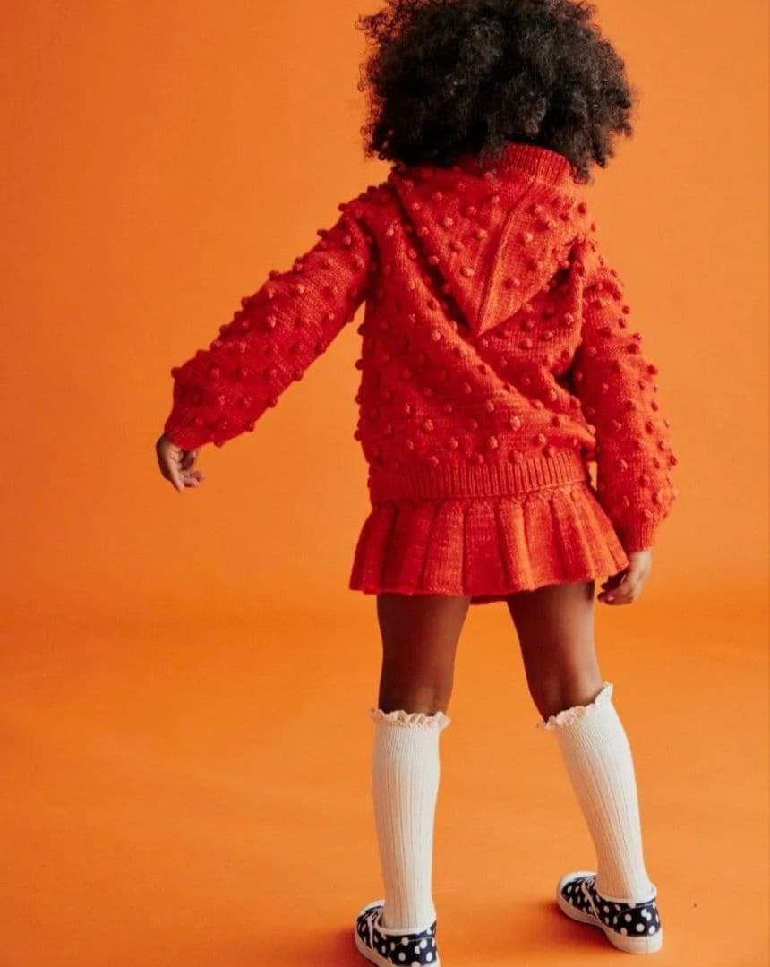 新品 5y Misha & Puff SkatingPondSkirtRed