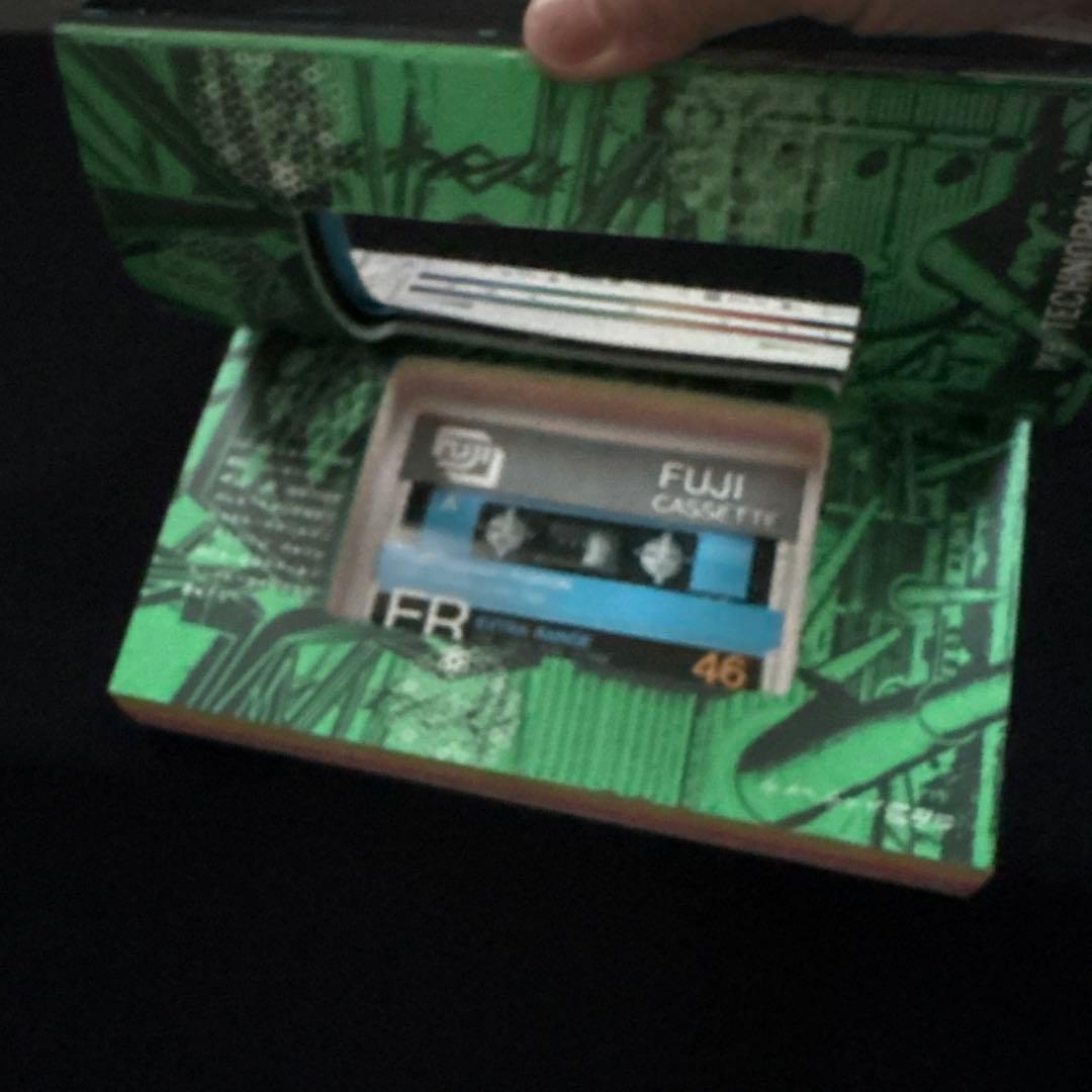 Fujiフィルムテクノポリス、懸賞当選品 カセットテープなし、高橋幸宏写真付き