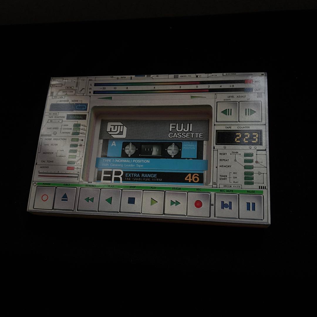 Fujiフィルムテクノポリス、懸賞当選品 カセットテープなし、高橋幸宏写真付き