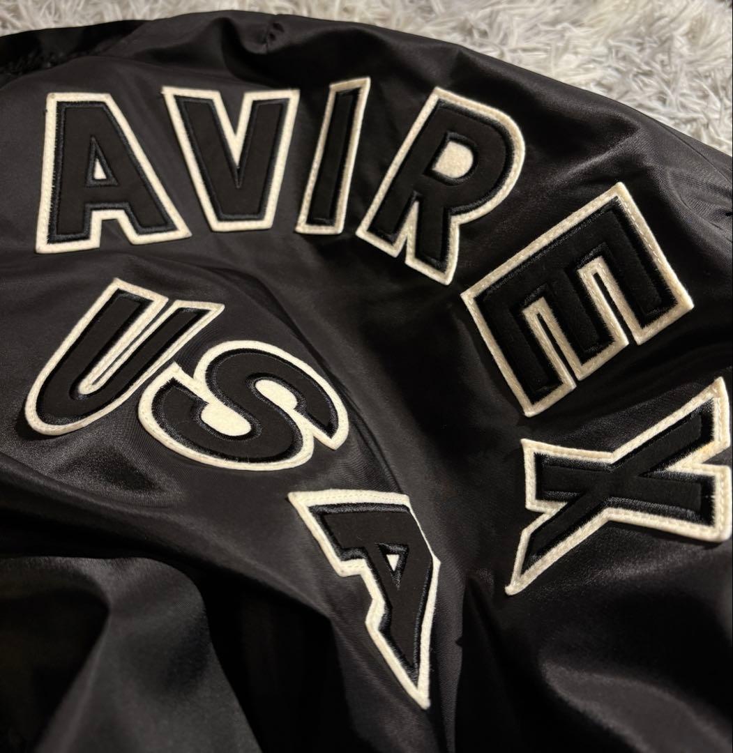 AVIREX MA-1 ジャケット　ブラック
