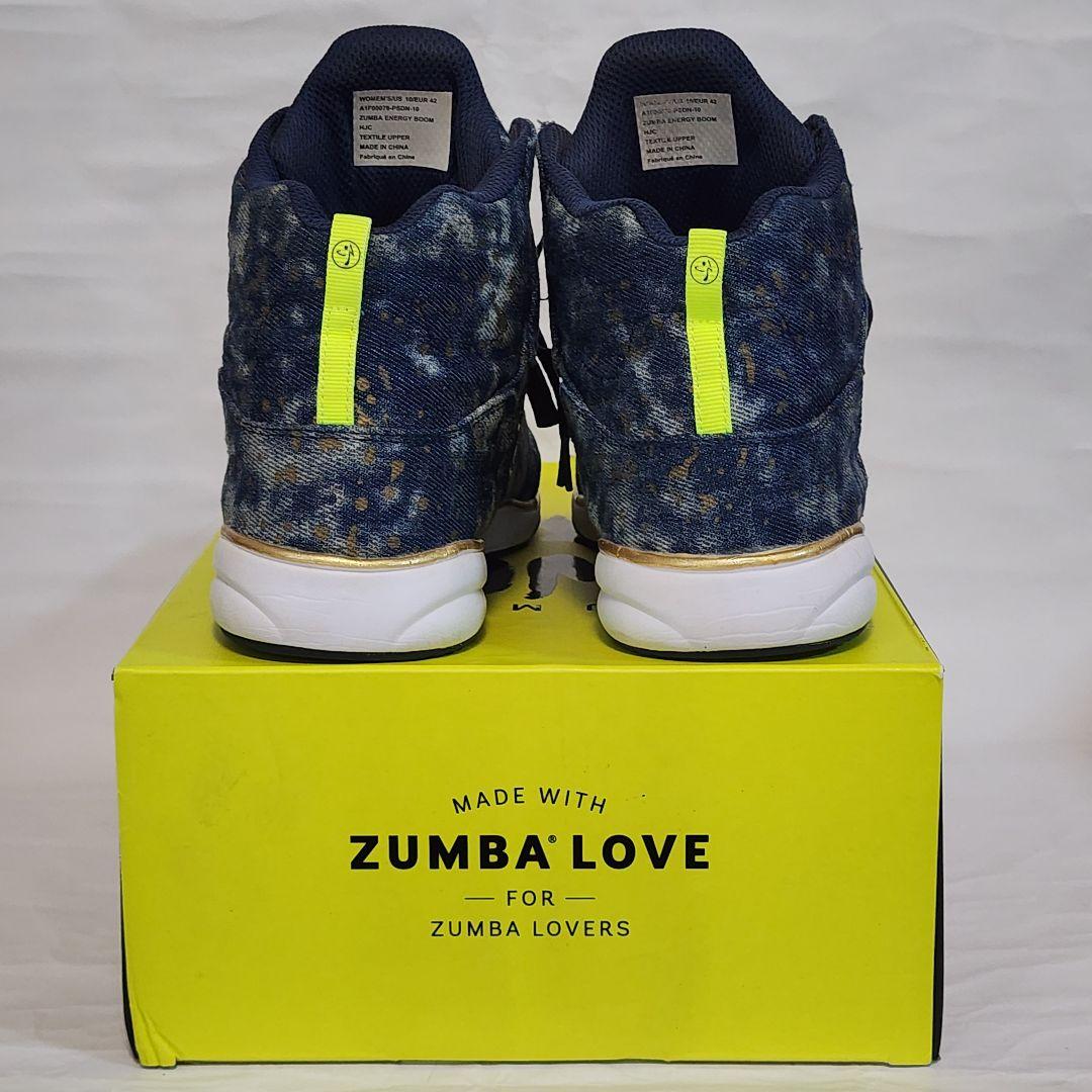 ZUMBA Energy Boom US10 デニム ダンスシューズ 27 ②