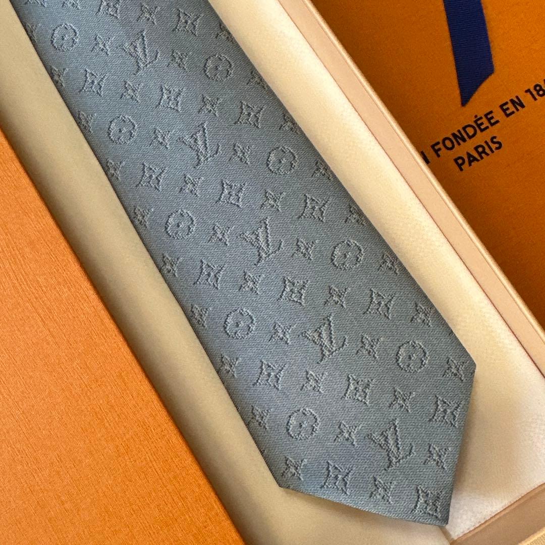 ルイ ヴィトン ネクタイ・モノグラム ヘリテージ 新品 未使用
