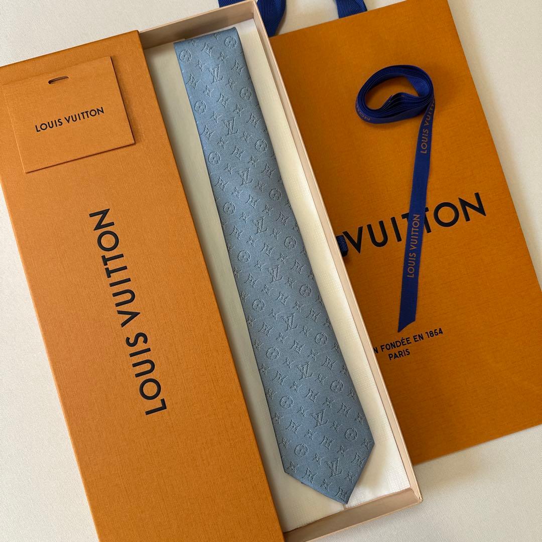ルイ ヴィトン ネクタイ・モノグラム ヘリテージ 新品 未使用