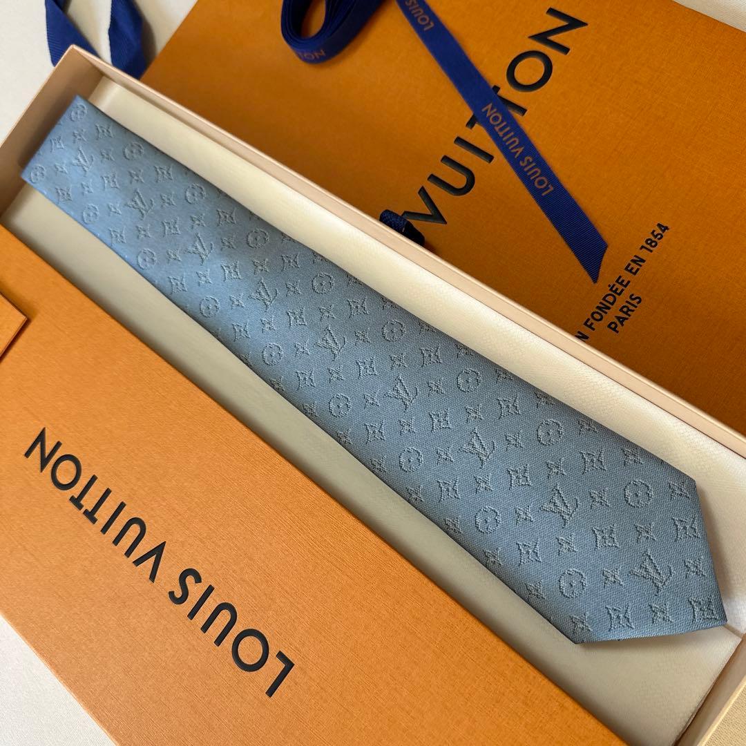 ルイ ヴィトン ネクタイ・モノグラム ヘリテージ 新品 未使用