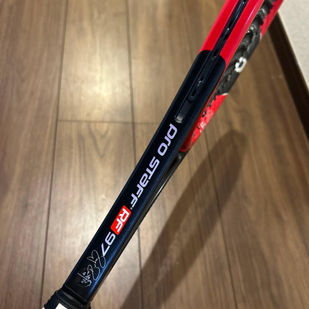 激レア　フェデラーオートグラフWilson Pro staff RF97 V10