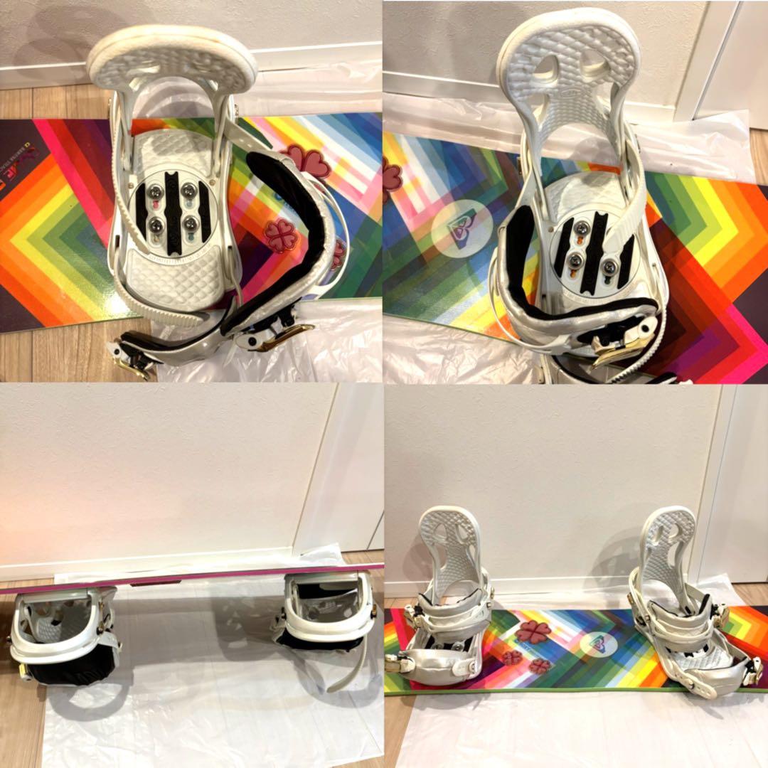 ROXY スノーボードセット　バインディング ブーツ　収納カバン付き　レディース