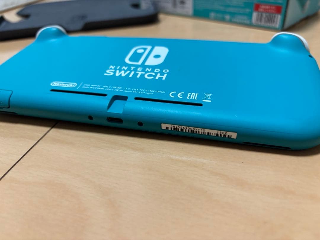 Nintendo Switch Lite ターコイズブルー本体 箱付SDカード付