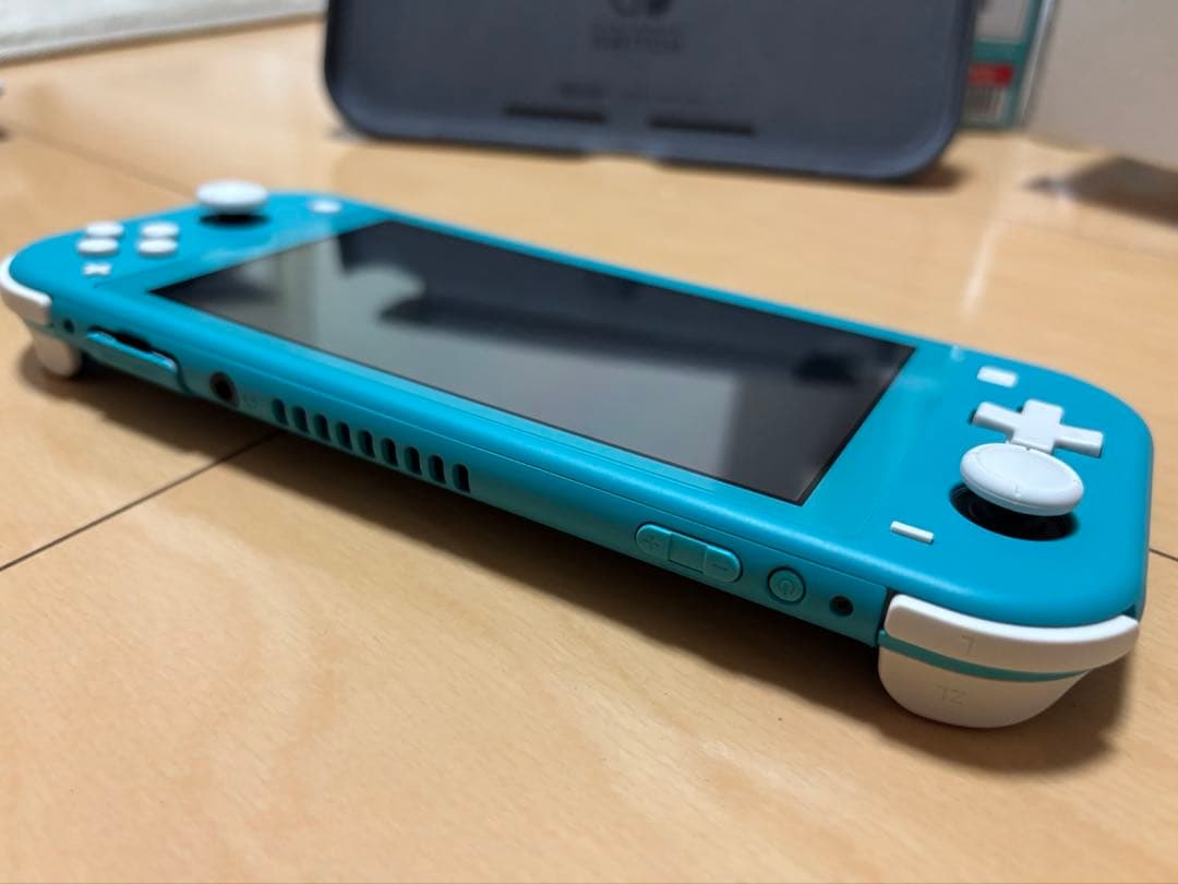 Nintendo Switch Lite ターコイズブルー本体 箱付SDカード付