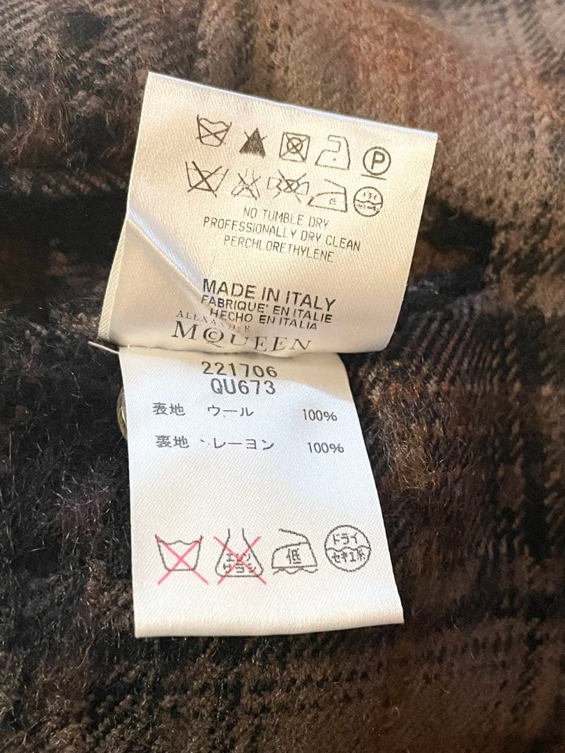 アレキサンダーマックイーン メンズ テーラージャケット L