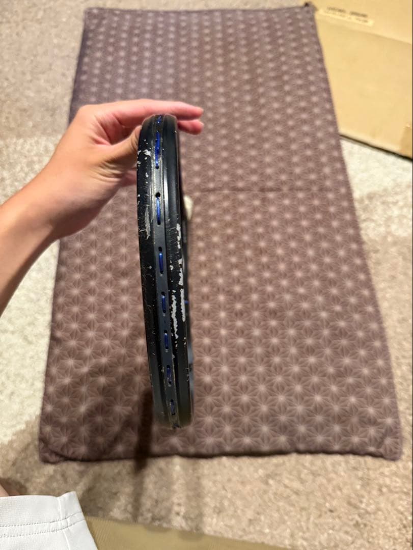 YONEX 軟式テニスラケット 黒/青