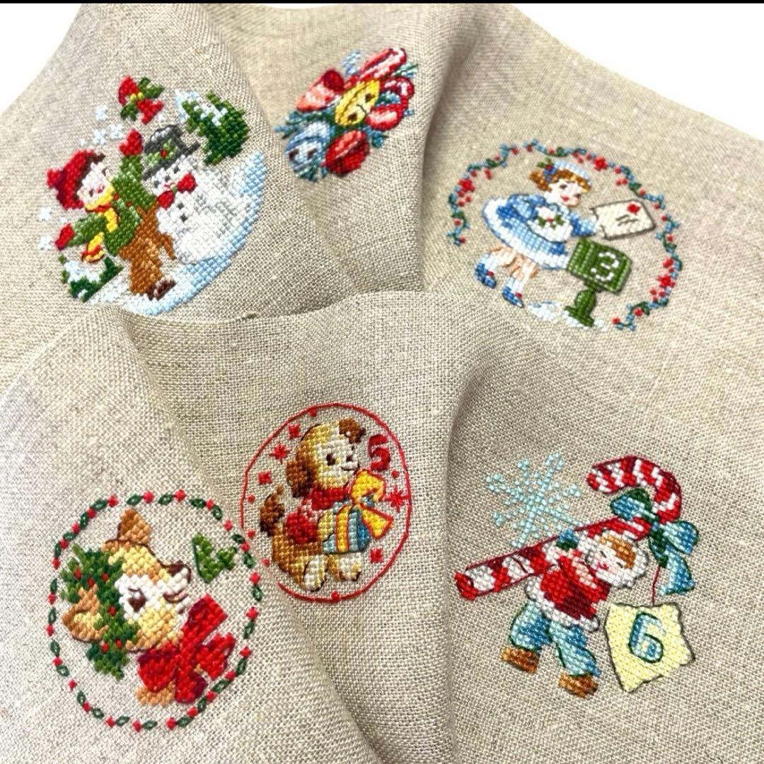 ひよこ様　クロスステッチ　完成品　ヴェロニク・アンジャンジェさん