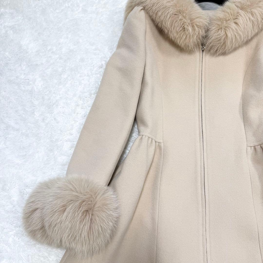 【極美品✨】ルネ　プリンセスコート　コート　ウール　アンゴラ　フォックス　32