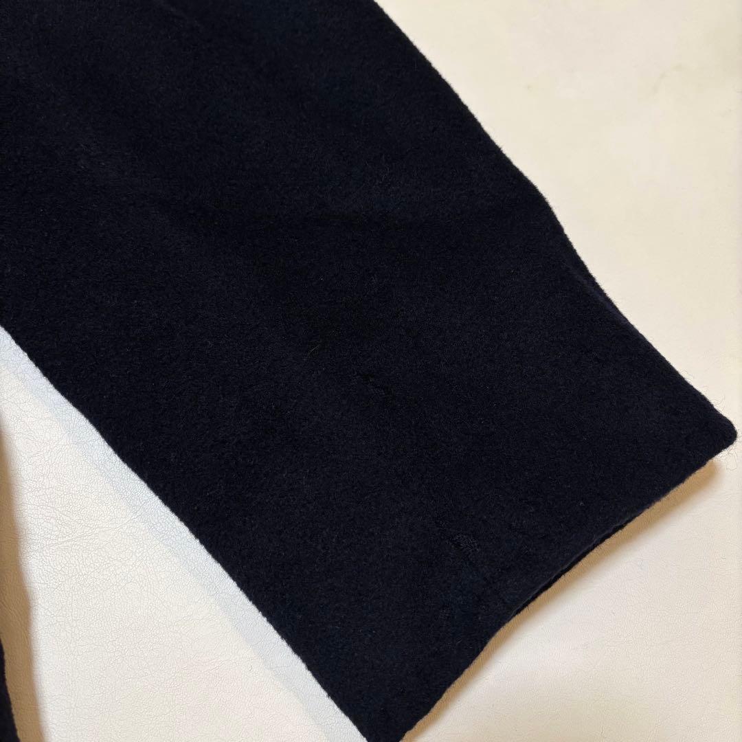 【大きいサイズ】マックスマーラ 白タグ カシミヤ混 ビッグカラーロングコート