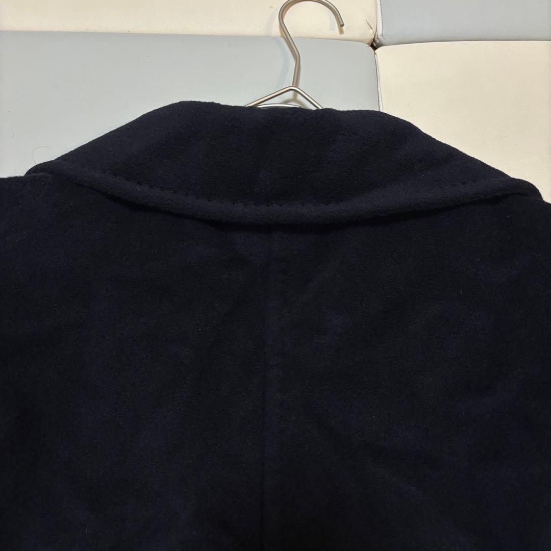 【大きいサイズ】マックスマーラ 白タグ カシミヤ混 ビッグカラーロングコート