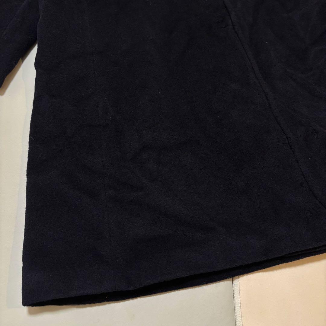 【大きいサイズ】マックスマーラ 白タグ カシミヤ混 ビッグカラーロングコート