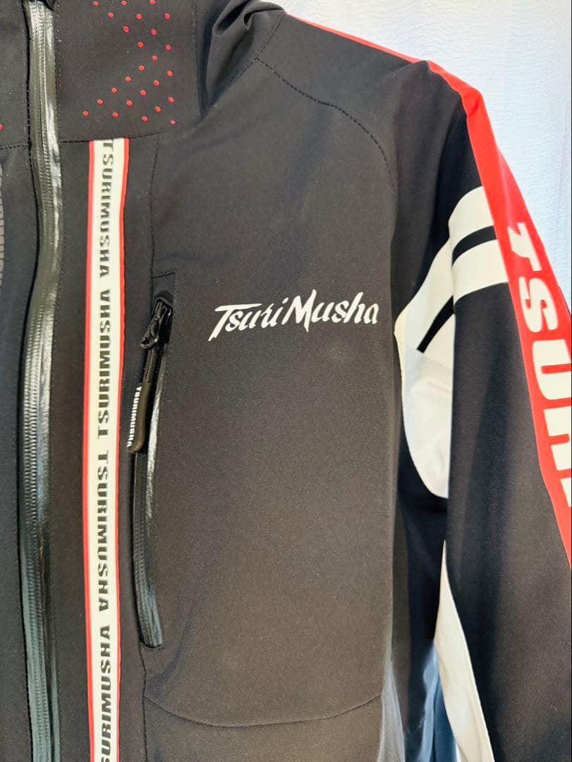 釣武者 テクニカルアーム 3レイヤーレインスーツ