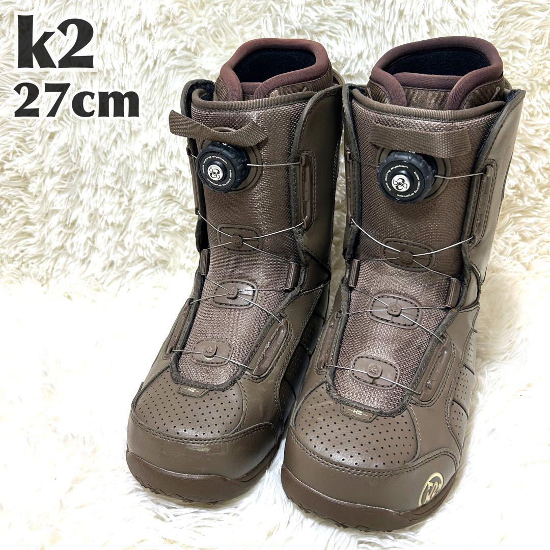 K2 スノーボードブーツ 27cm ブラウンRaider BOA SP