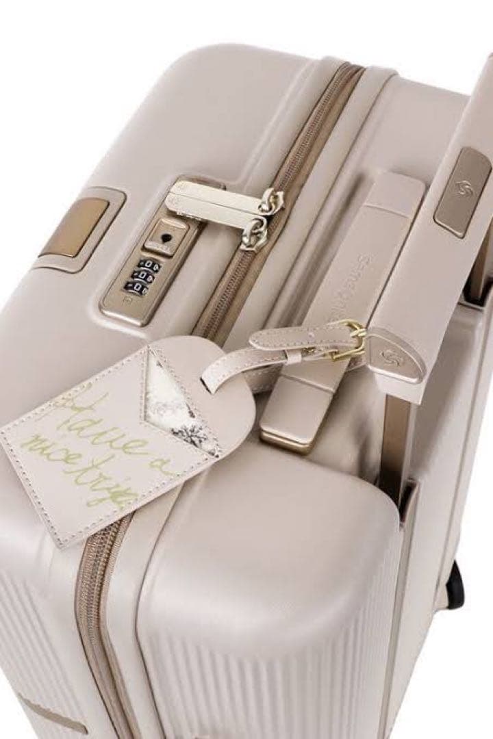 SNIDEL × Samsonite ピンクベージュ スーツケース　55cm