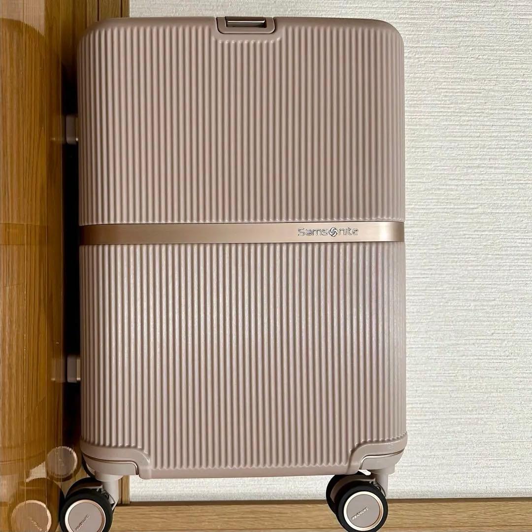 SNIDEL × Samsonite ピンクベージュ スーツケース　55cm