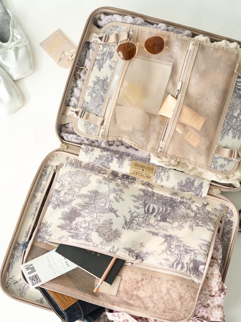 SNIDEL × Samsonite ピンクベージュ スーツケース　55cm