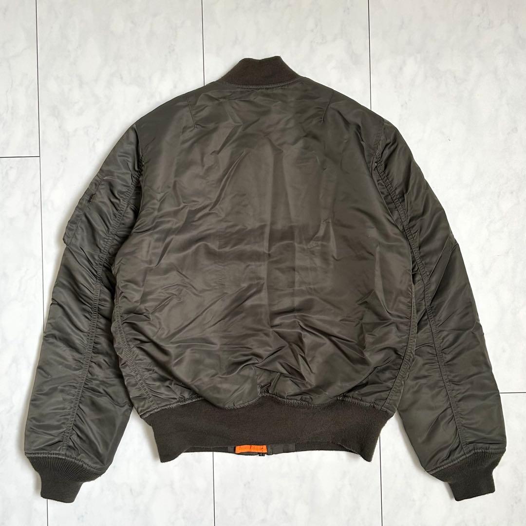 【大人気】ALPHA INDUSTRIES MA-1 00s セージグリーン　L