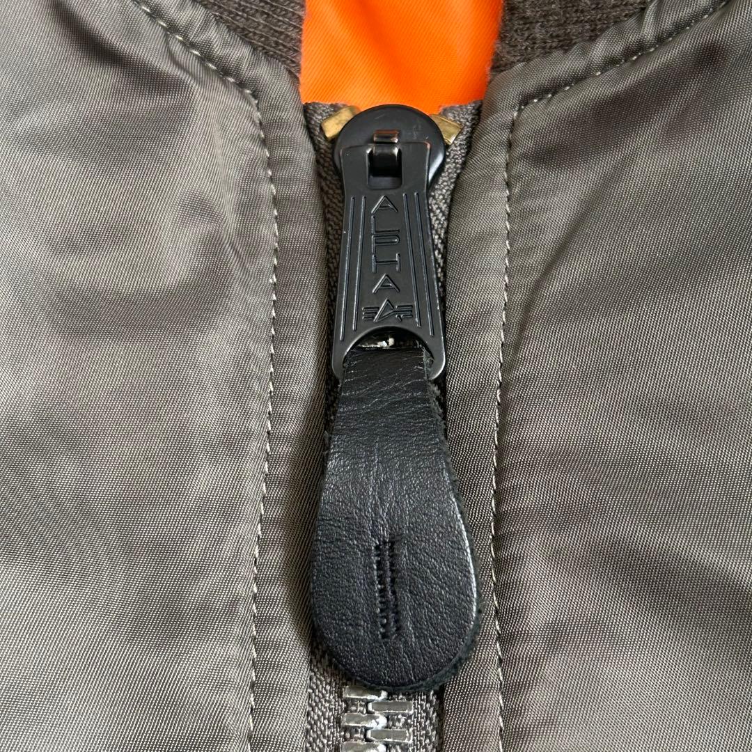 【大人気】ALPHA INDUSTRIES MA-1 00s セージグリーン　L