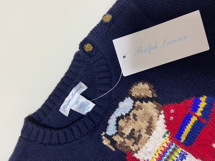 新品未使用★ラルフローレン/ポロベアニット/セーター