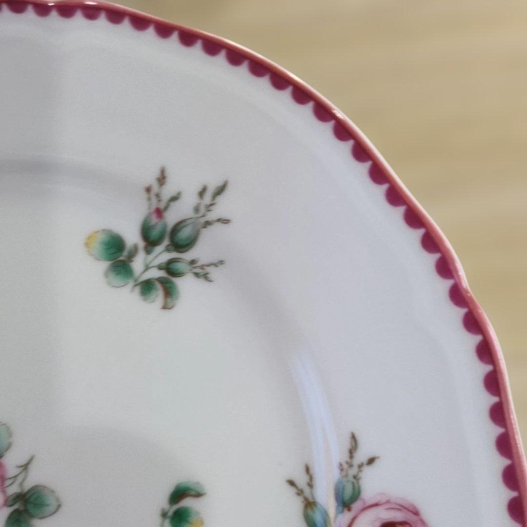 リチャードジノリアンティックローズ 17cmプレート2枚 美品