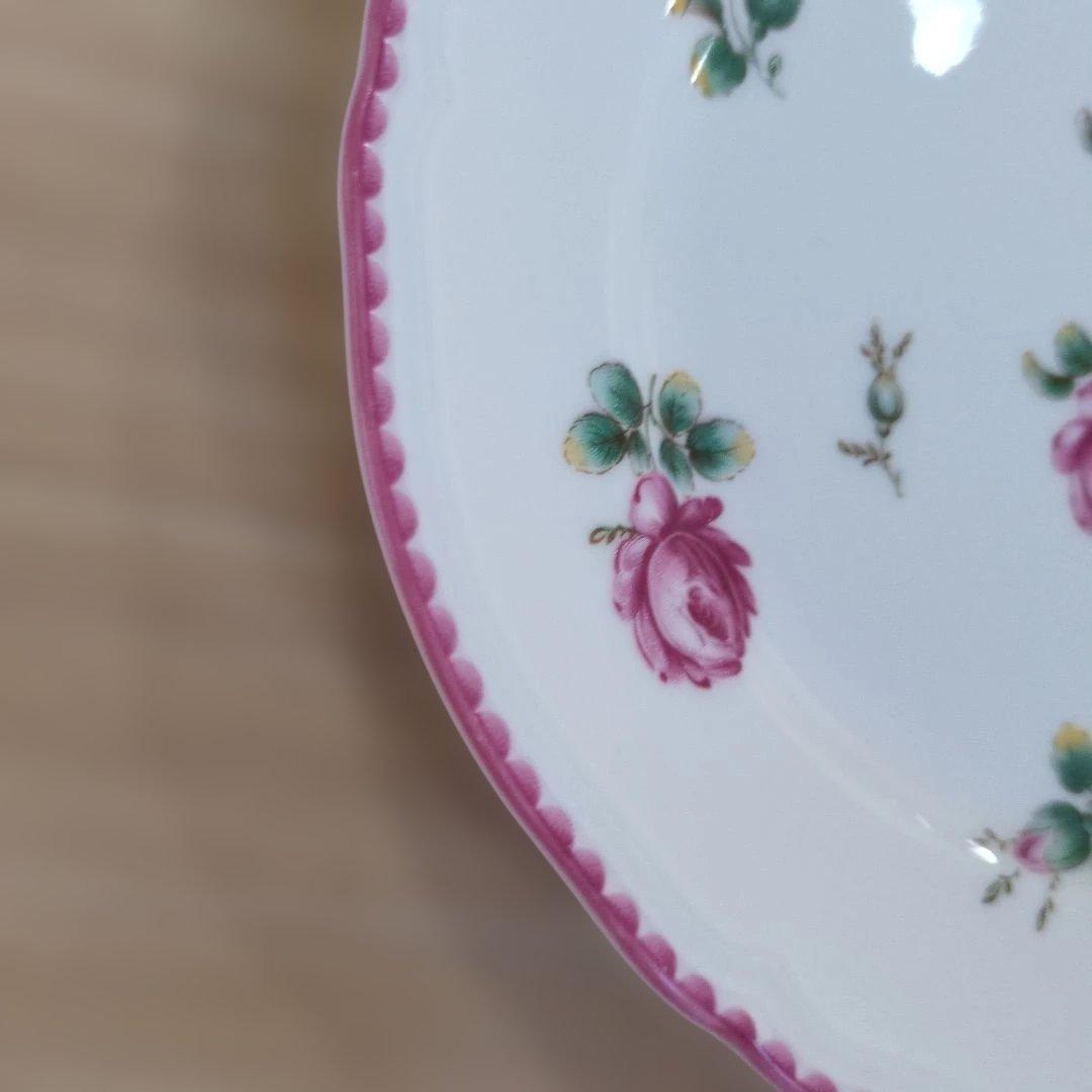 リチャードジノリアンティックローズ 17cmプレート2枚 美品